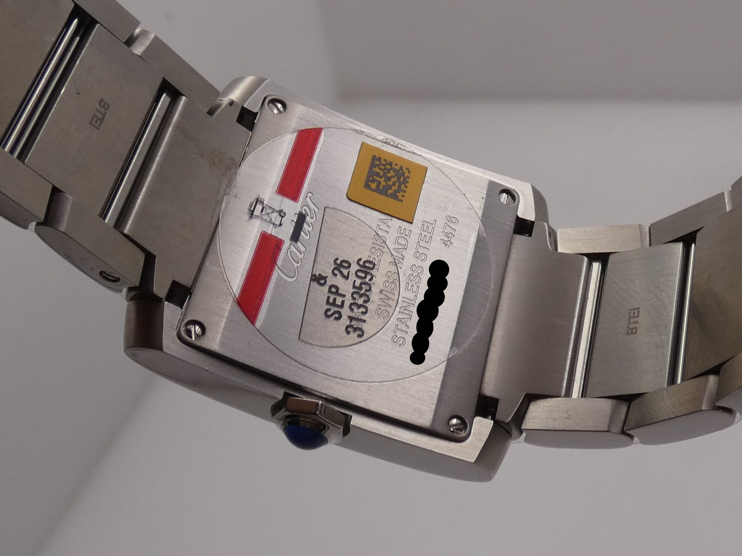 Cartier Tank Française 4476 NUOVO FULL STICKERED with TAG PRICE Acciaio Ref. WSTA0074 - immagine 17