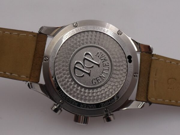 Cronografo Paul Picot Gentleman Sport Day-Date 2127S 42mm LIKE NEW BOX&PAPERS Automatico Acciaio