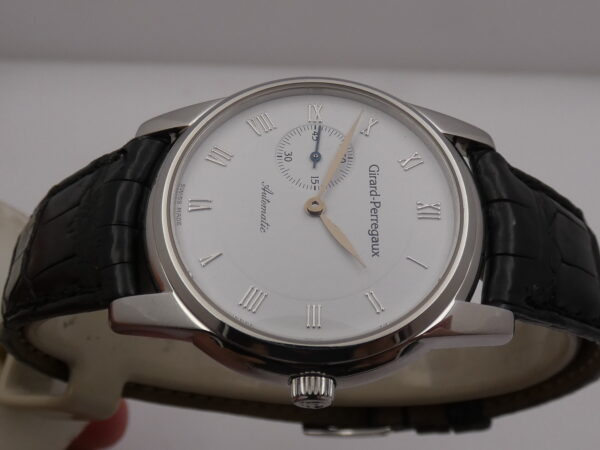 Girard Perregaux Small Second 9050 Automatico White Dial Acciaio ANNI 90 Classic Watch