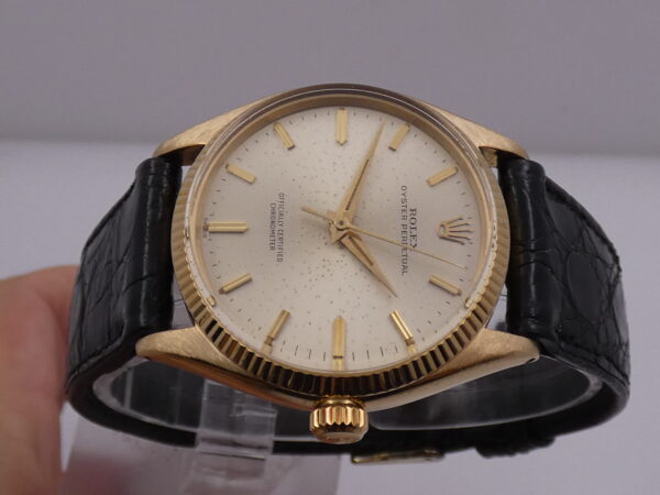 Rolex Oyster Perpetual 34 6567 Oro Massiccio 18Kt ANNO 1968 Rotore Butterfly Automatico Vintage
