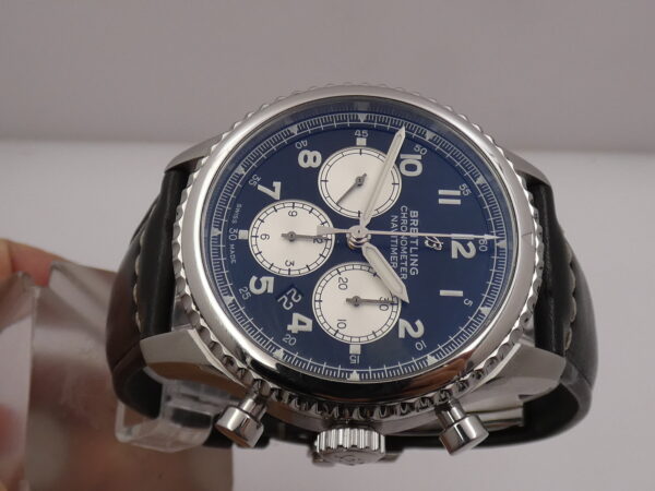 Cronografo Breitling Navitimer 8 B01 43mm AB0117 BOX&PAPERS Anno 2018 Automatico Chronometer Acciaio