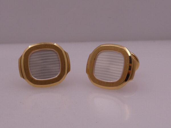 Patek Philippe Gemelli Nautilus da Uomo Madreperla & Oro Massiccio 18 Kt Ref. 205.9057J3