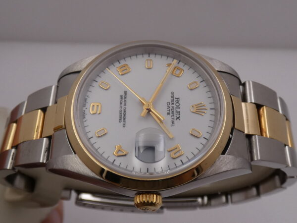 Rolex Oyster Perpetual Date 15203 Acciaio&Oro 18Kt Gold ANNO 1997 Automatico Oyster Bracelet