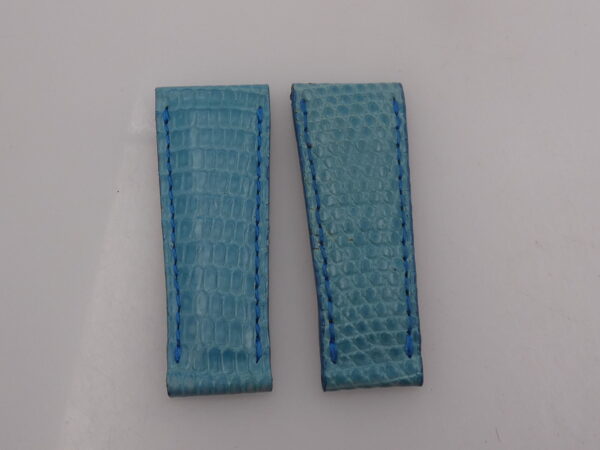 Cinturino Originale Rolex TURCHESE Per DAYTONA BEACH NUOVO Lucertola Pregiata 20x55mm