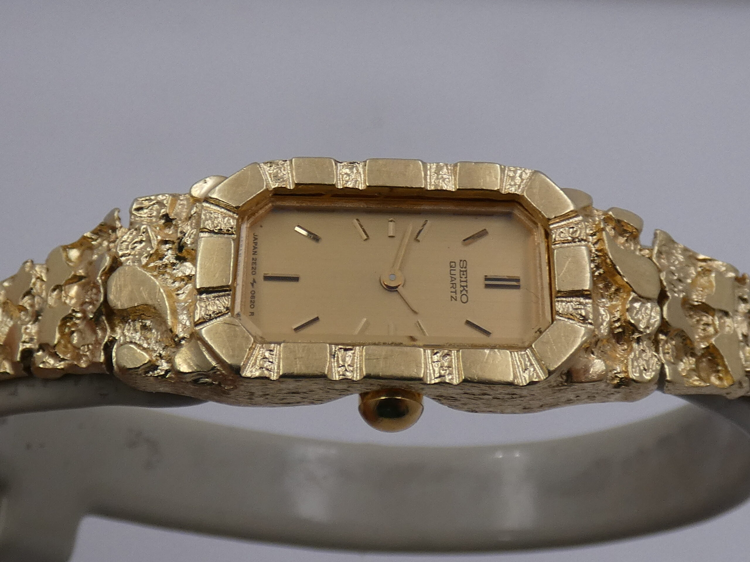 Seiko RARE Nugget Lady O62OR Oro Giallo 14Kt 80's Vintage For Ladies - immagine 3