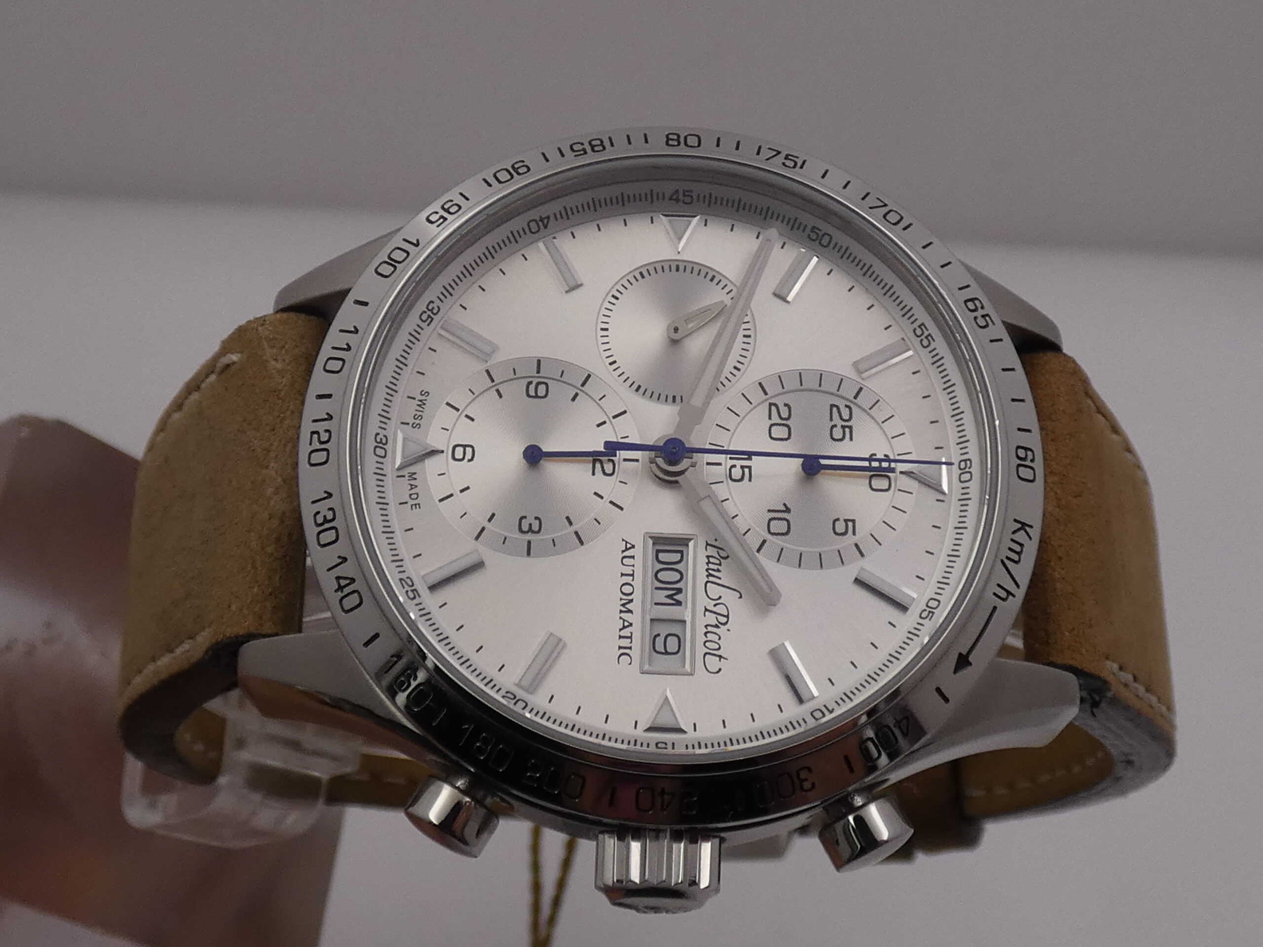 Cronografo Paul Picot Gentleman Sport 2127S 42mm LIKE NEW BOX&PAPERS Automatico Anno 2020 Acciaio - immagine 3