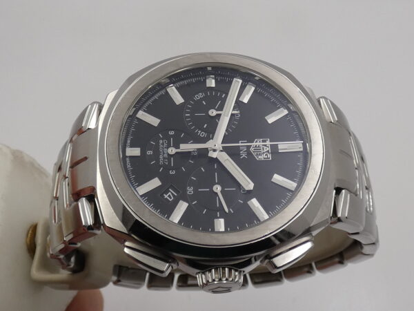 Cronografo TAG Heuer Link Calibre 17 Automatic CBC2110 With LINK BRACELET Acciaio