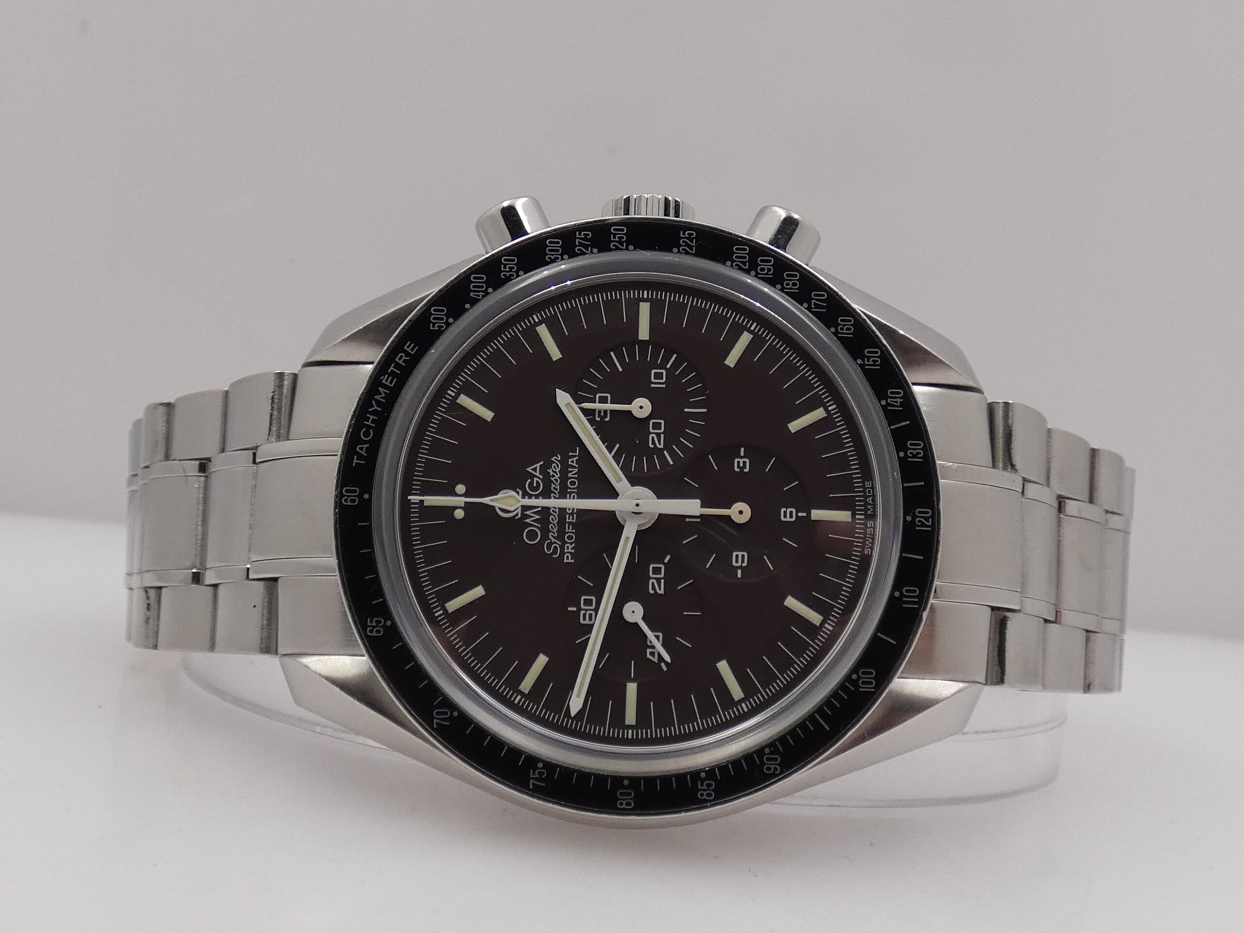 Cronografo Omega Speedmaster Professional Moonwatch CHOCOLATE BOX PAPERS & TAG PRICE Anno 2011 Manuale Acciaio BRACCIALATO - immagine 5