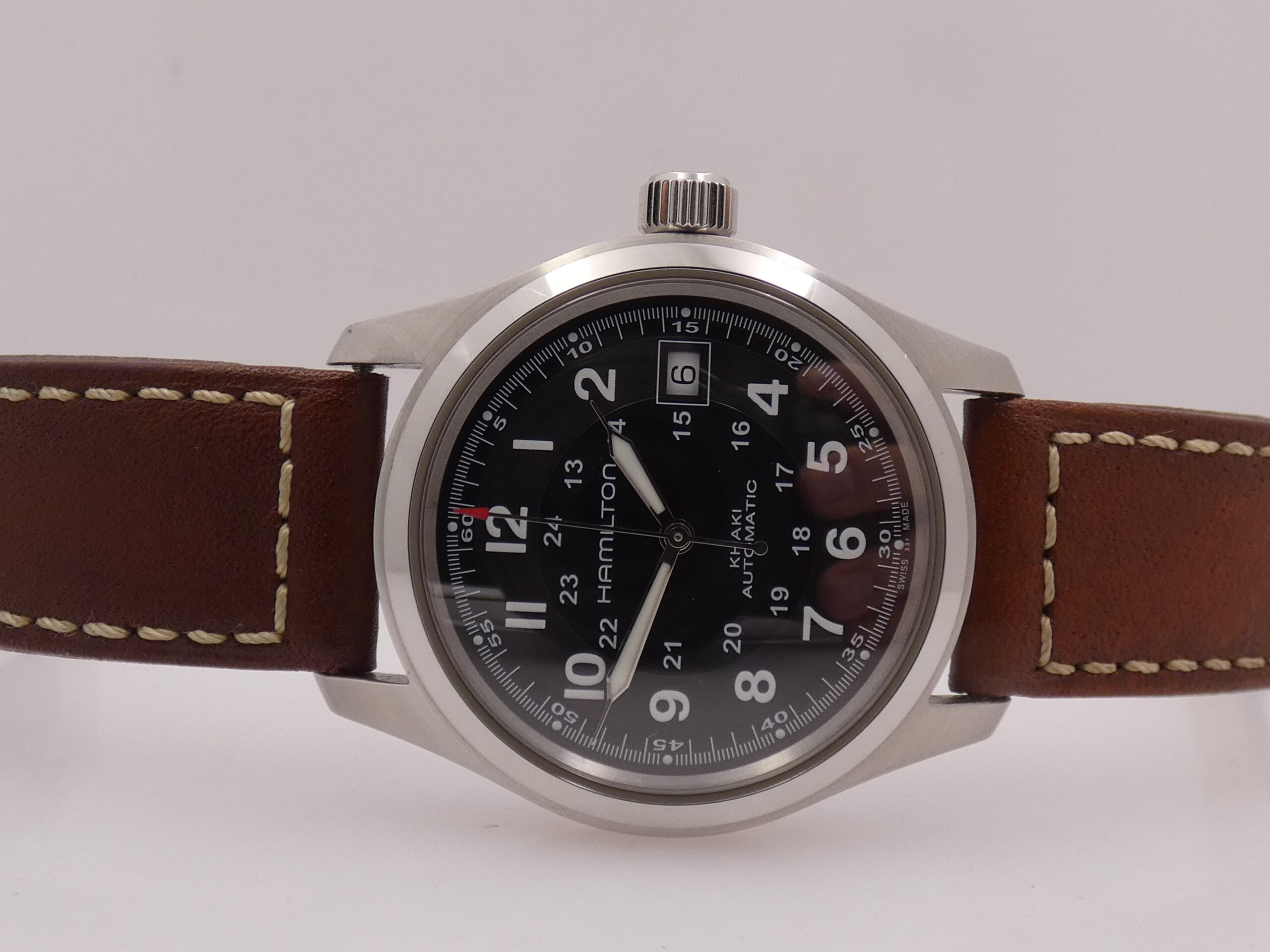 Hamilton Khaki Field Automatico LIKE NEW BOX&PAPERS Anno 2020 Acciaio Ref. H704450 - immagine 6