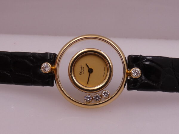 Chopard Happy Diamonds Lady 20/3929 Oro Massiccio 18Kt Floating Diamonds Dial Anni 2000