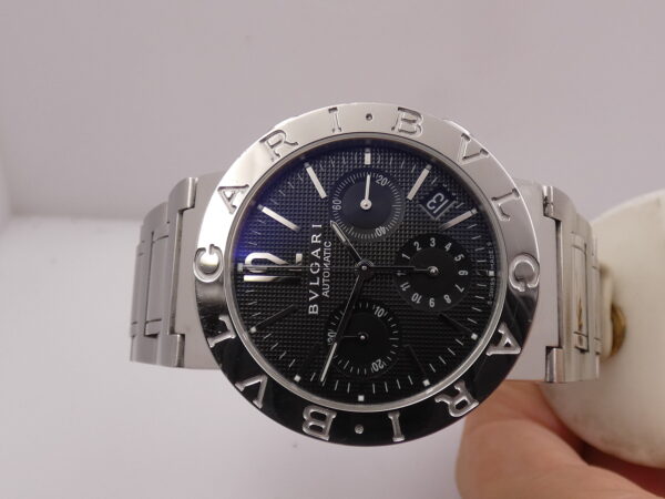 Cronografo Bulgari Bulgari BB 38 SS CH Honeycomb Dial Automatico Braccialato Acciaio ANNI 2000