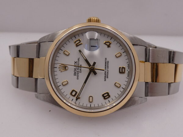 Rolex Oyster Perpetual Date 15203 Acciaio&Oro 18Kt Gold ANNO 1997 Automatico Oyster Bracelet
