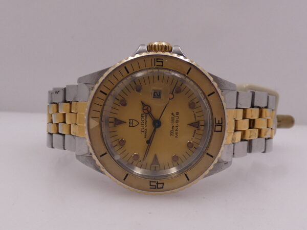 Tudor Prince Oysterdate Mini Sub 94401 By Rolex Nipple Dial Automatico Acciaio & 18Kt G.F. Anno 1988