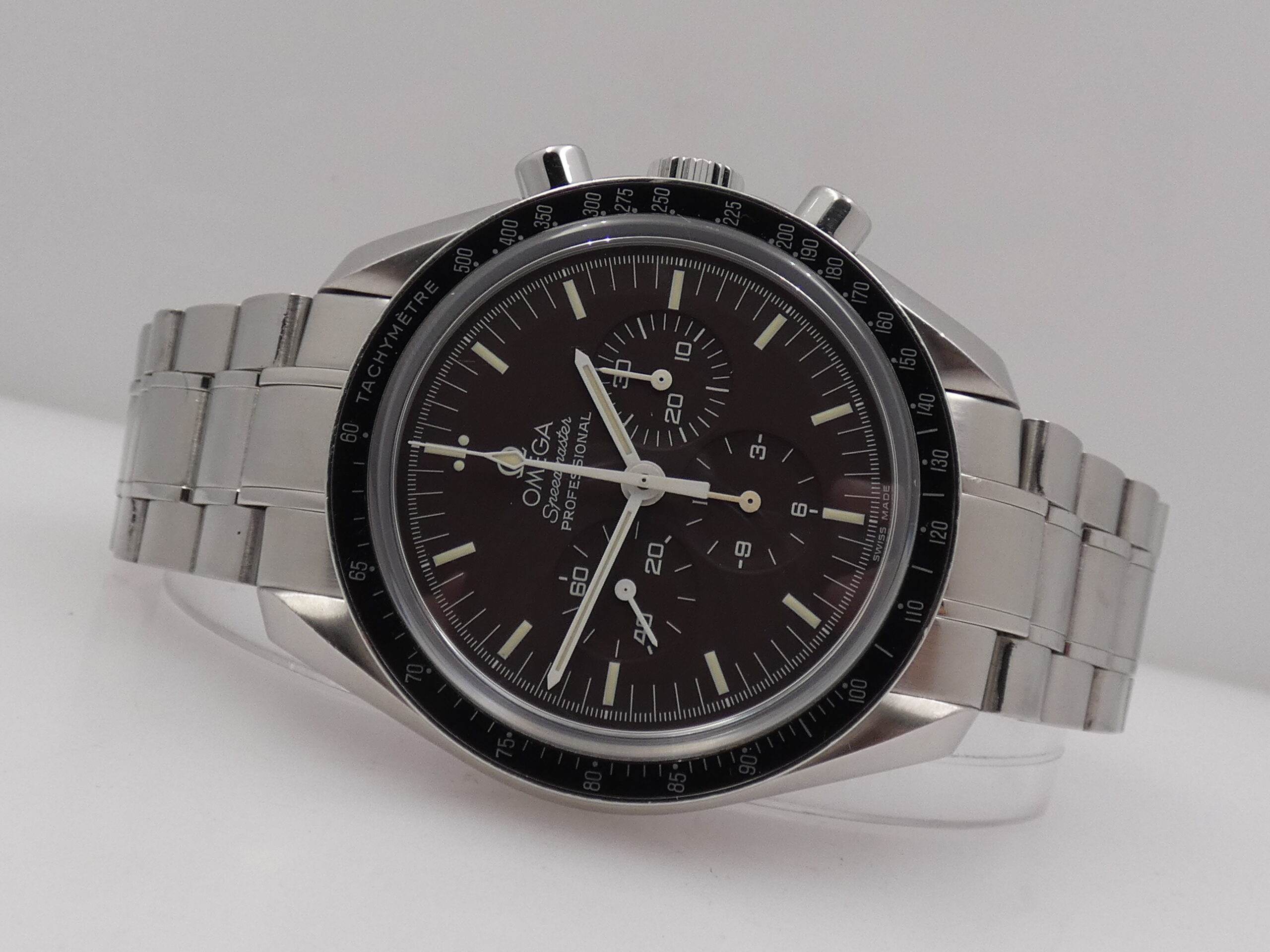 Cronografo Omega Speedmaster Professional Moonwatch CHOCOLATE BOX PAPERS & TAG PRICE Anno 2011 Manuale Acciaio BRACCIALATO - immagine 6