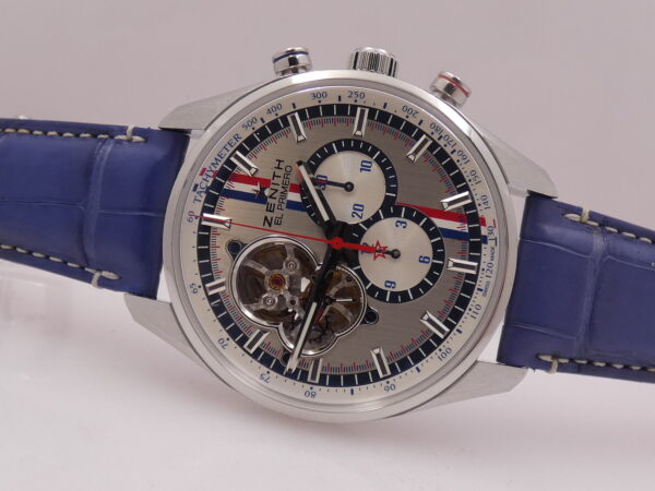 Zenith El Primero Chronomaster 1969 Tour Auto OPEN HEART BOX&PAPERS Anno 2015 Automatico Acciaio Edizione Limitata 500 pz