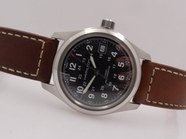 Hamilton Khaki Field Automatico LIKE NEW BOX&PAPERS Anno 2020 Acciaio Ref. H704450