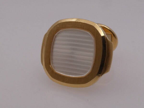 Patek Philippe Gemelli Nautilus da Uomo Madreperla & Oro Massiccio 18 Kt Ref. 205.9057J3