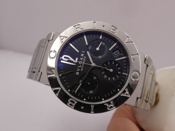Cronografo Bulgari Bulgari BB 38 SS CH Honeycomb Dial Automatico Braccialato Acciaio ANNI 2000