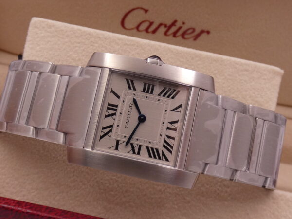Cartier Tank Française 4476 NUOVO FULL STICKERED with TAG PRICE Acciaio Ref. WSTA0074