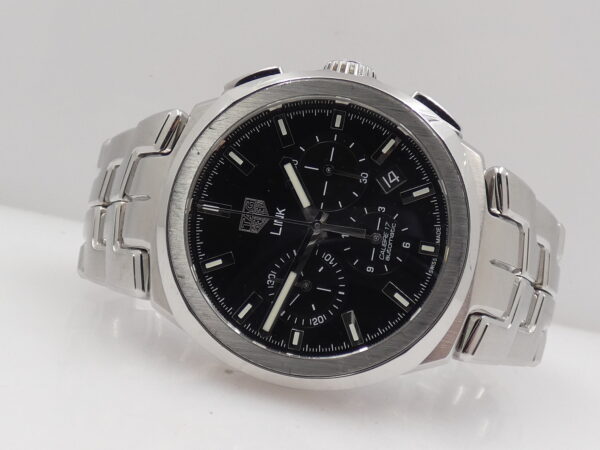 Cronografo TAG Heuer Link Calibre 17 Automatic CBC2110 With LINK BRACELET Acciaio