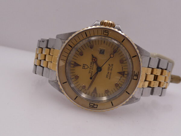 Tudor Prince Oysterdate Mini Sub 94401 By Rolex Nipple Dial Automatico Acciaio & 18Kt G.F. Anno 1988