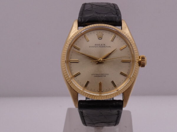 Rolex Oyster Perpetual 34 6567 Oro Massiccio 18Kt ANNO 1968 Rotore Butterfly Automatico Vintage
