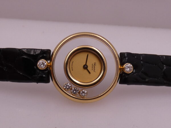 Chopard Happy Diamonds Lady 20/3929 Oro Massiccio 18Kt Floating Diamonds Dial Anni 2000