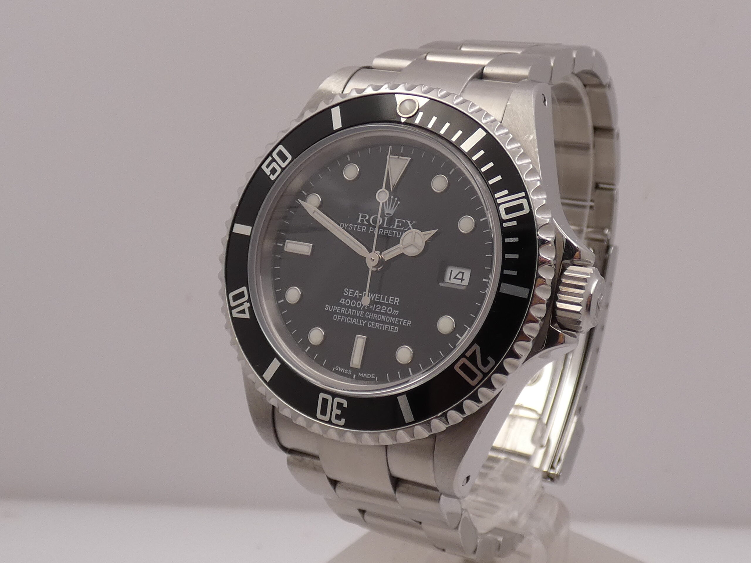 Rolex Sea-Dweller 4000 16600 BOX PAPERS & TAG PRICE Anno 2002 MAI LUCIDATO Automatico Acciaio SERVICED IN ROLEX Settembre 2020 - immagine 7