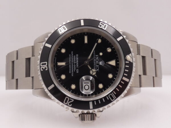 Rolex Submariner Date 16610 N.O.S. WITH ORIGINAL BOX Anno 1993 New Old Stock Automatico Acciaio
