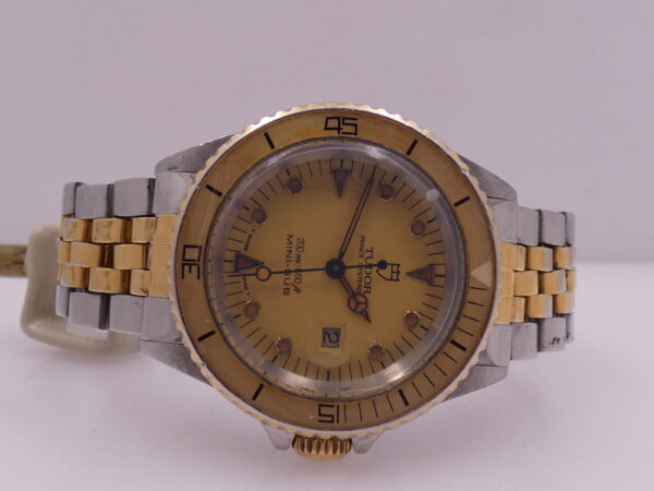 Tudor Prince Oysterdate Mini Sub 94401 By Rolex Nipple Dial Automatico Acciaio & 18Kt G.F. Anno 1988