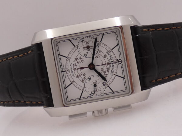 Cronografo Baume & Mercier Hampton 65530 BOX&PAPERS Anno 2020 Automatico Acciaio