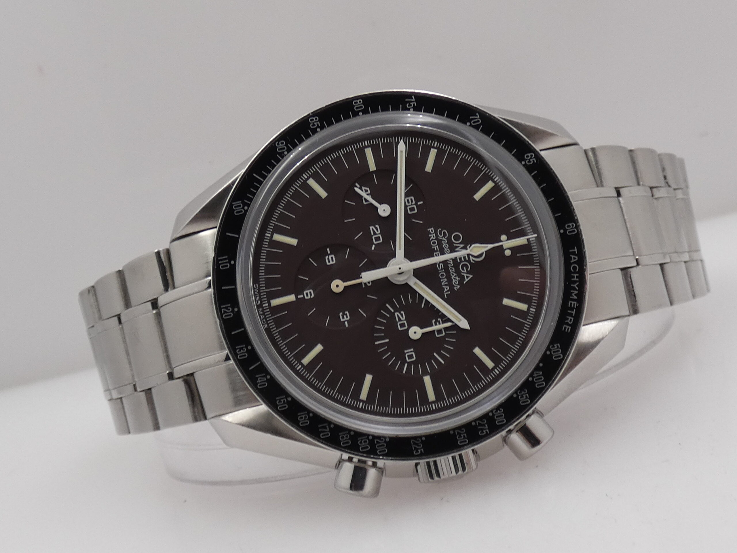 Cronografo Omega Speedmaster Professional Moonwatch CHOCOLATE BOX PAPERS & TAG PRICE Anno 2011 Manuale Acciaio BRACCIALATO - immagine 8