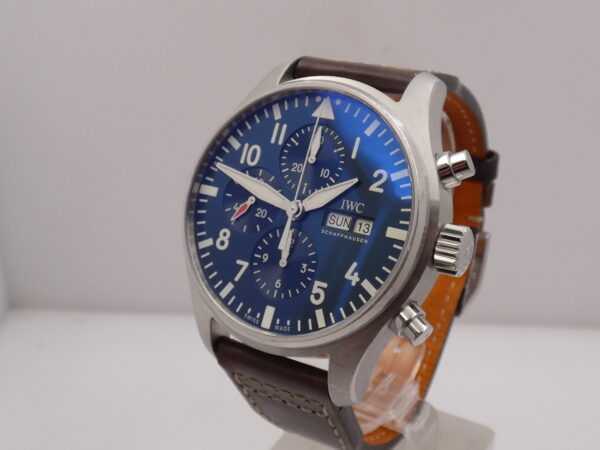 Cronografo IWC Pilot Day-Date IW3777 Edizione ' Il Piccolo Principe ' Automatico Acciaio CINTURINO SANTONI