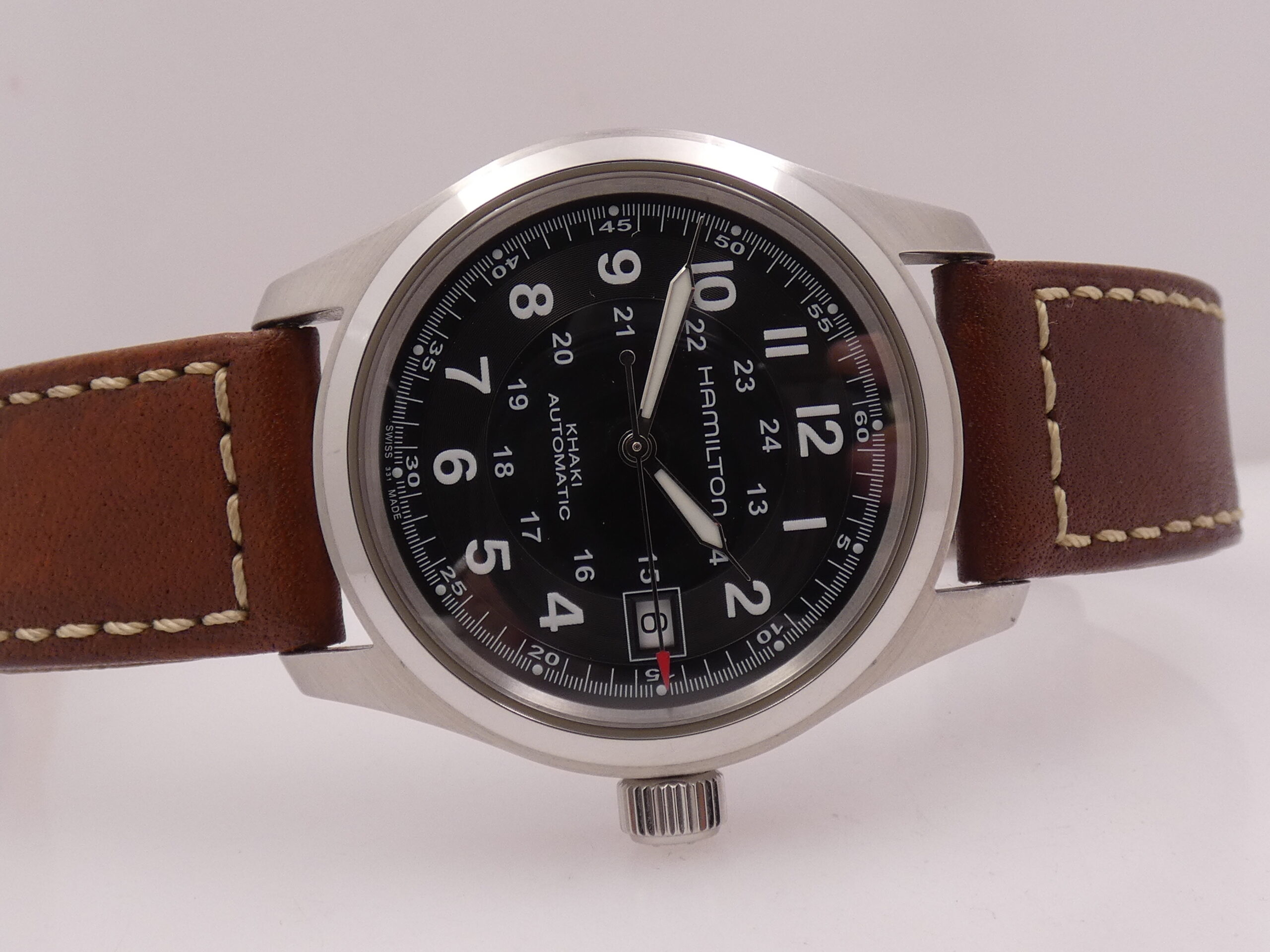 Hamilton Khaki Field Automatico LIKE NEW BOX&PAPERS Anno 2020 Acciaio Ref. H704450 - immagine 5