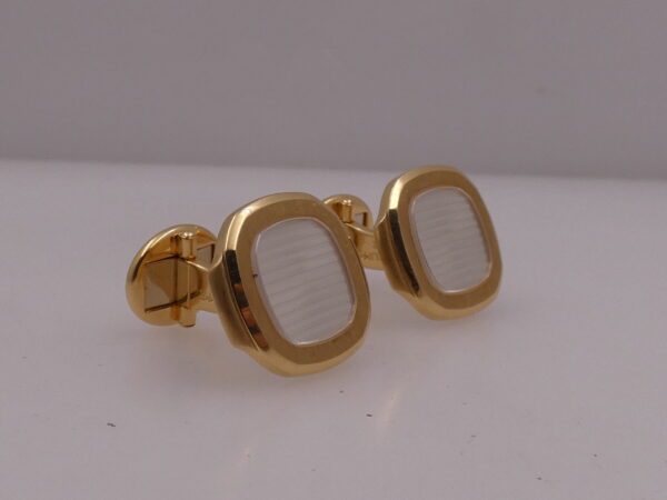 Patek Philippe Gemelli Nautilus da Uomo Madreperla & Oro Massiccio 18 Kt Ref. 205.9057J3