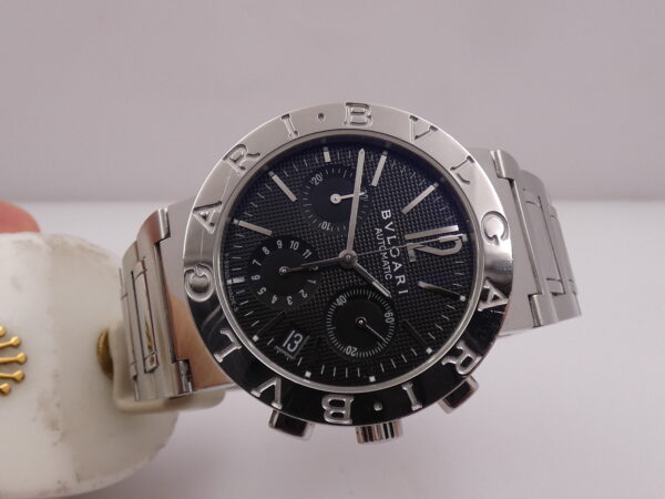 Cronografo Bulgari Bulgari BB 38 SS CH Honeycomb Dial Automatico Braccialato Acciaio ANNI 2000