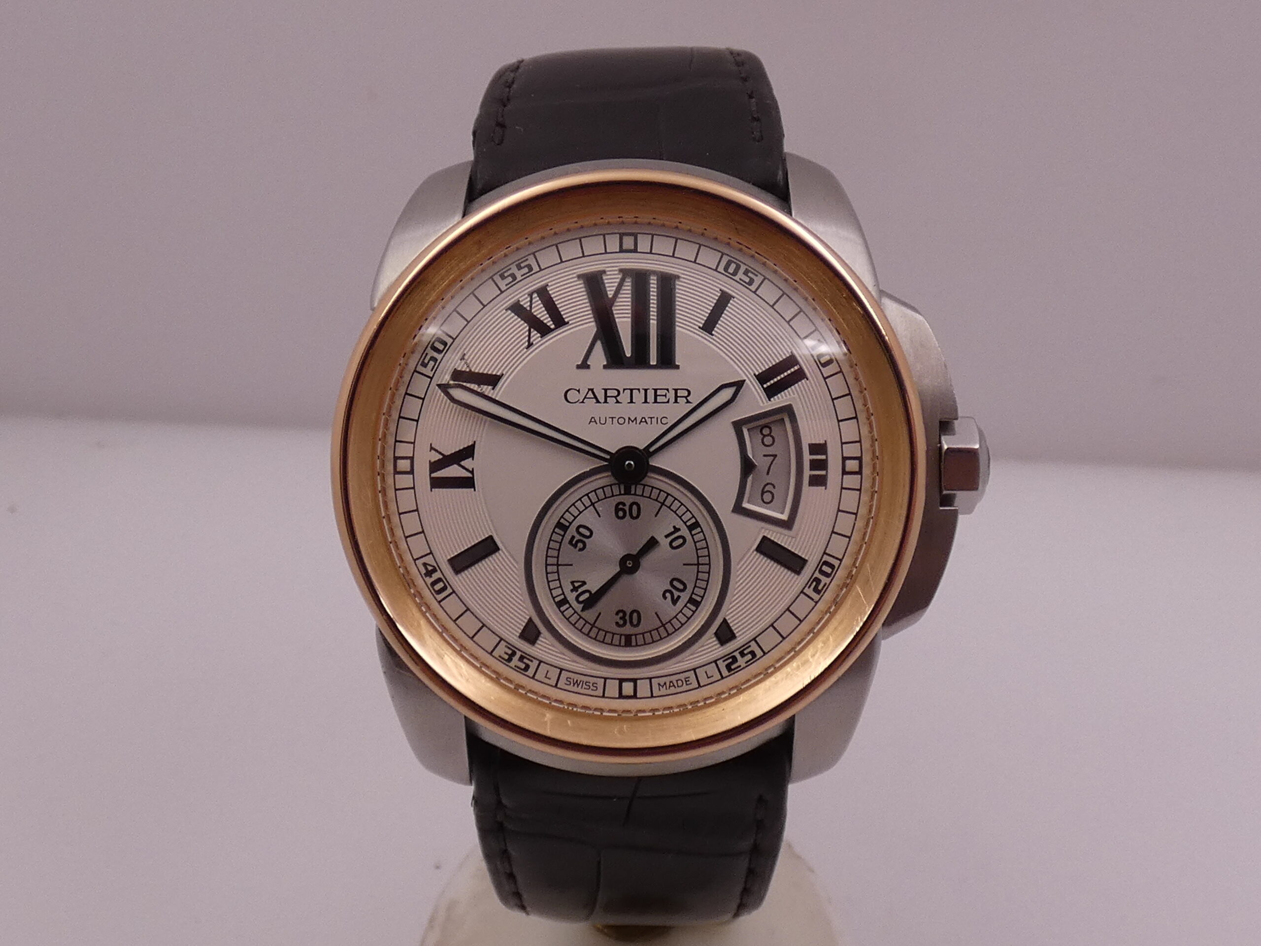 Cartier Calibre de Cartier 3389 Ghiera Oro Rosa 18Kt WITH PAPERS Anno 2013 Automatico Acciaio W7100039 - immagine 8