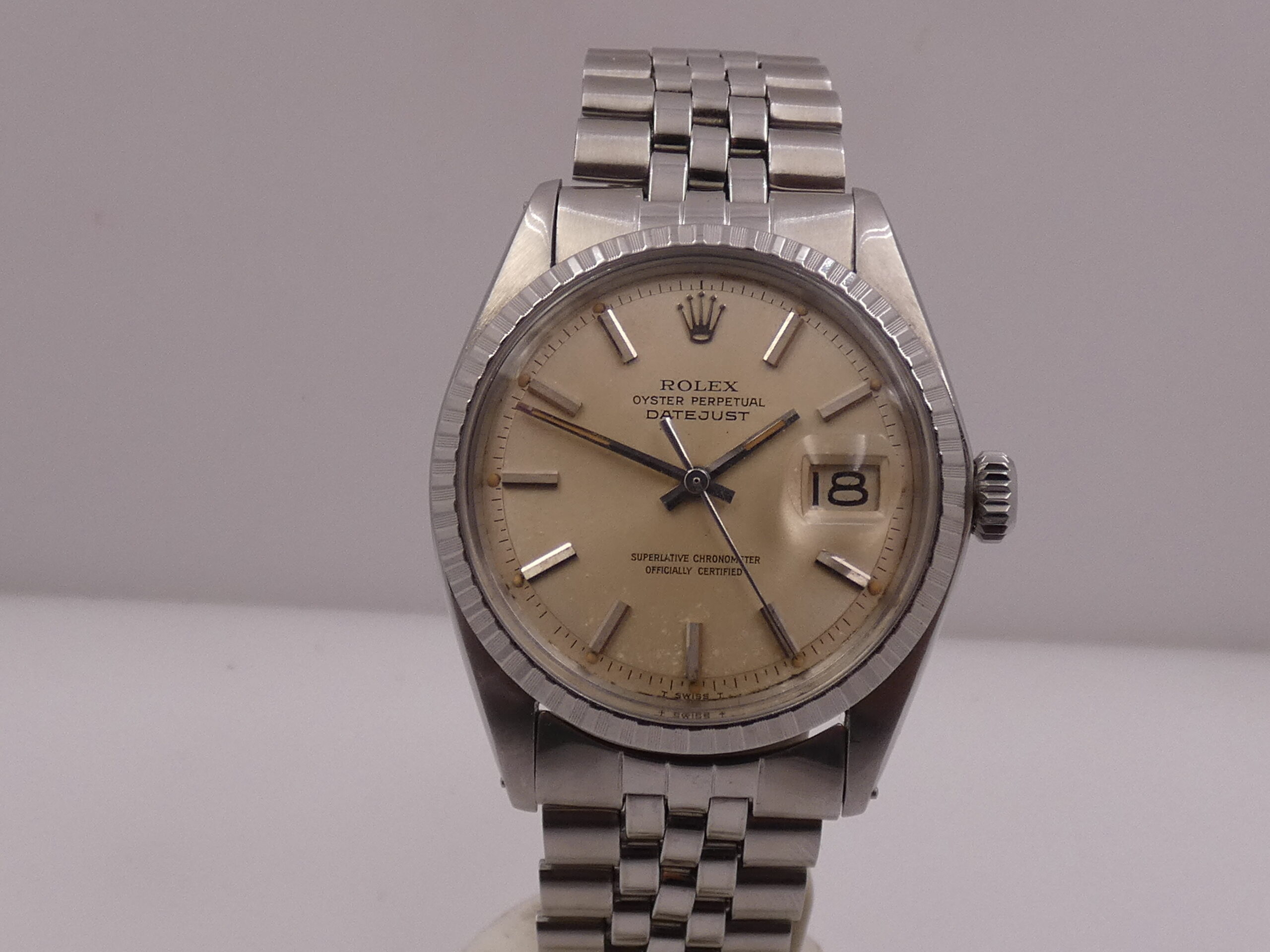 Rolex Datejust 36 1603 Automatico ANNO 1969 Big Logo Bracciale Jubilee Vintage Acciaio - immagine 7
