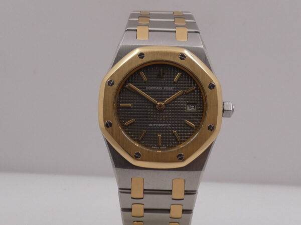 Audemars Piguet Royal Oak Lady Mid-Size 14470 Automatico Acciaio & Oro 18Kt With BOX Grey Dial ANNI '90 For Ladies