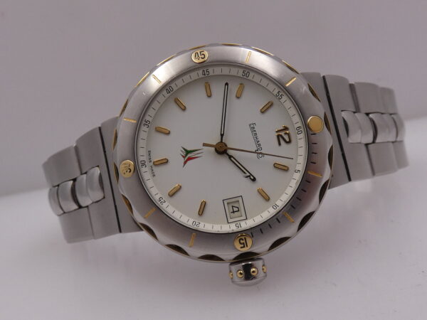 Eberhard & Co. Fly Matic Frecce Tricolori 42007 18Kt G.F. & Acciaio Automatico Anni 2000