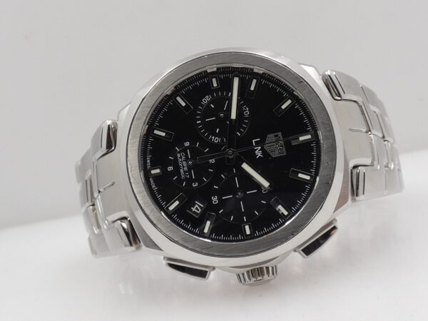 Cronografo TAG Heuer Link Calibre 17 Automatic CBC2110 With LINK BRACELET Acciaio