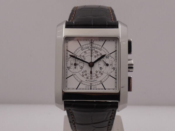 Cronografo Baume & Mercier Hampton 65530 BOX&PAPERS Anno 2020 Automatico Acciaio
