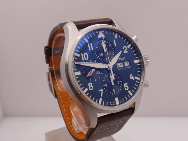 Cronografo IWC Pilot Day-Date IW3777 Edizione ' Il Piccolo Principe ' Automatico Acciaio CINTURINO SANTONI