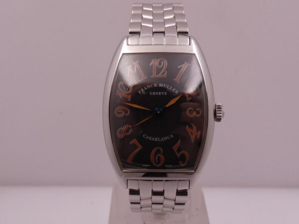 Franck Muller Casablanca SAHARA 2852 Automatico Black Dial Braccialato Acciaio ANNI 2000
