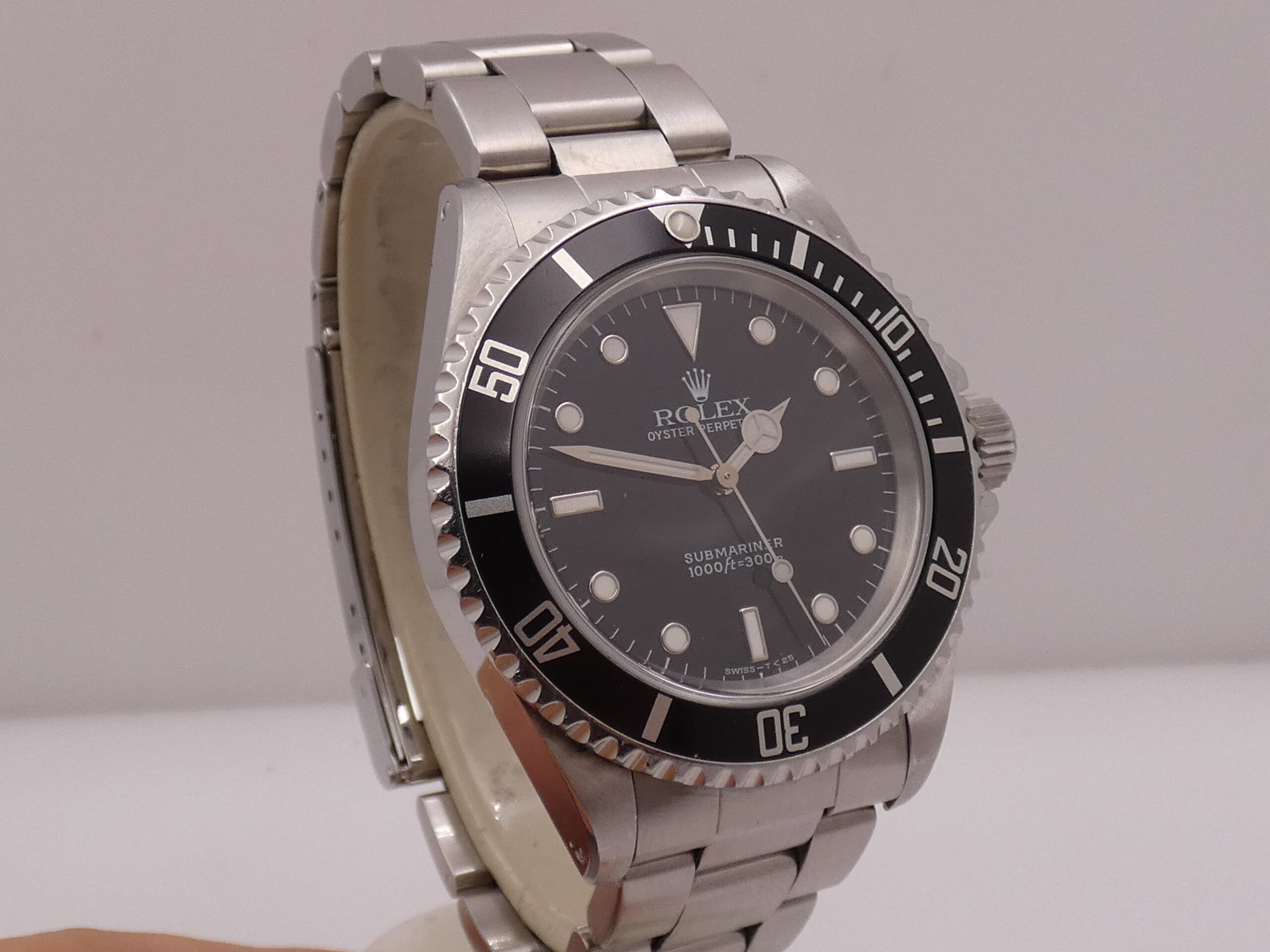 Rolex Submariner (No Date) 14060 MAI LUCIDATO Anno1998 Automatico Bracciale Oyster Acciaio - immagine 9