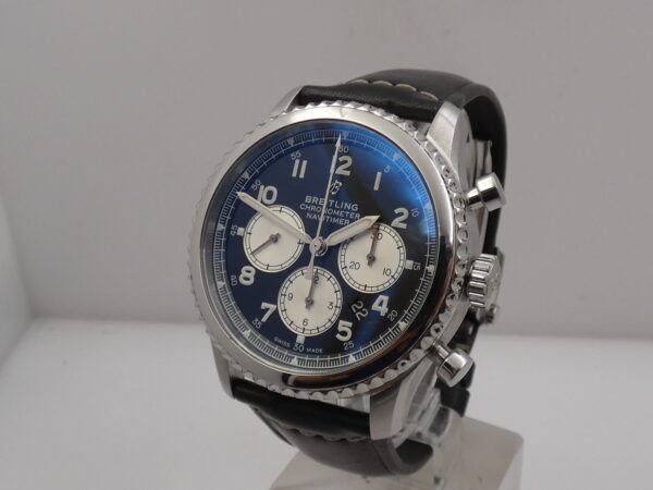 Cronografo Breitling Navitimer 8 B01 43mm AB0117 BOX&PAPERS Anno 2018 Automatico Chronometer Acciaio