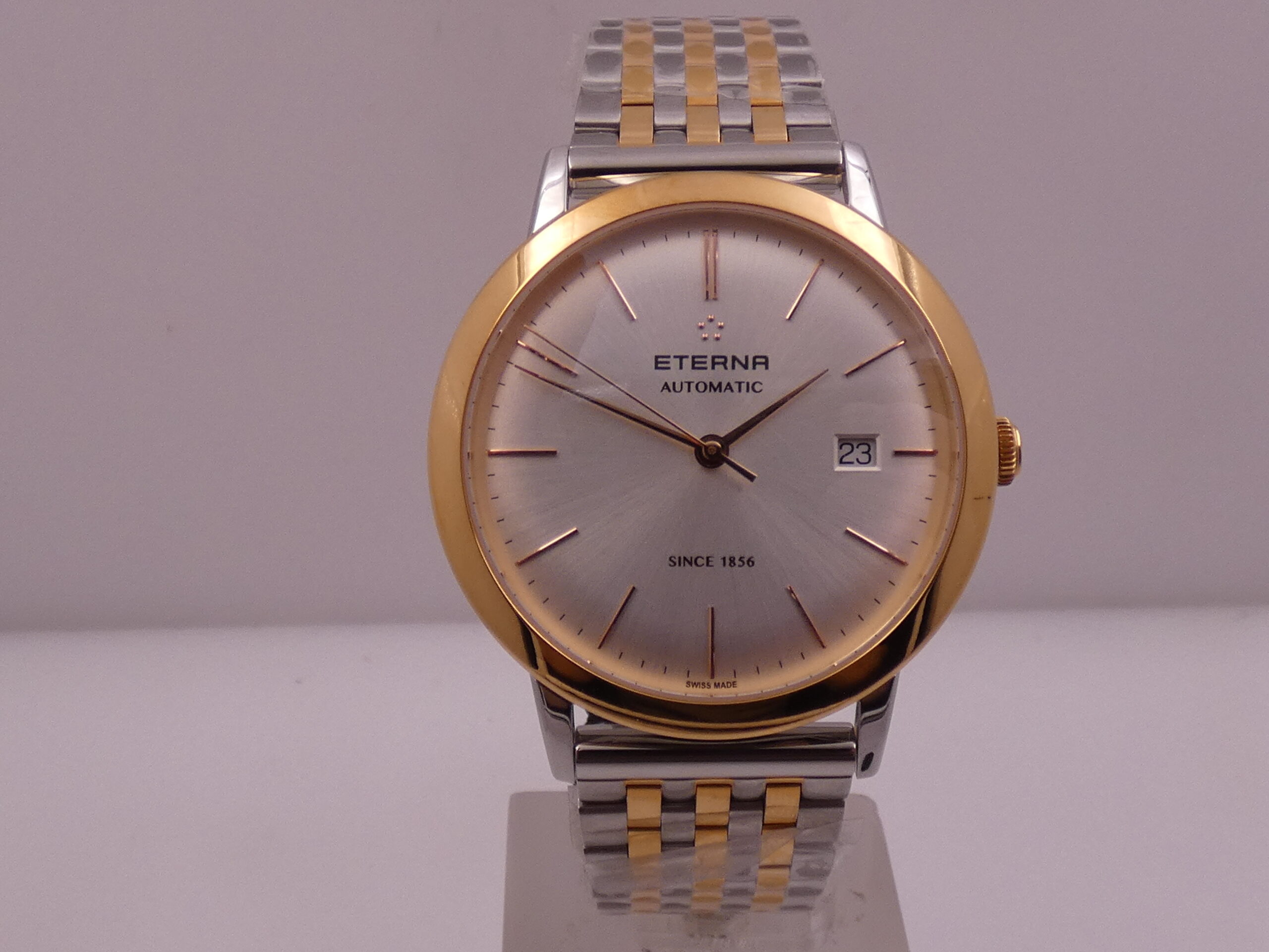 Eterna Eternity Acciaio&18Kt Rose G.F. Automatico NEW BOXPAPERS Anno 2024 Ref. 2700.53.11.1737 Mai Indossato - immagine 9