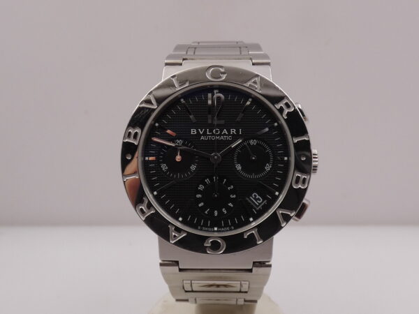 Cronografo Bulgari Bulgari BB 38 SS CH Honeycomb Dial Automatico Braccialato Acciaio ANNI 2000