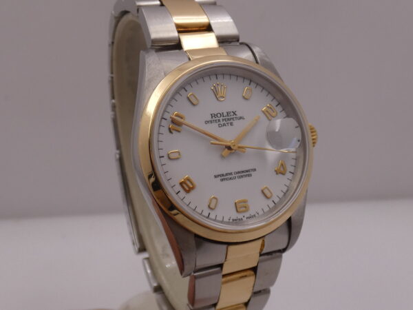 Rolex Oyster Perpetual Date 15203 Acciaio&Oro 18Kt Gold ANNO 1997 Automatico Oyster Bracelet