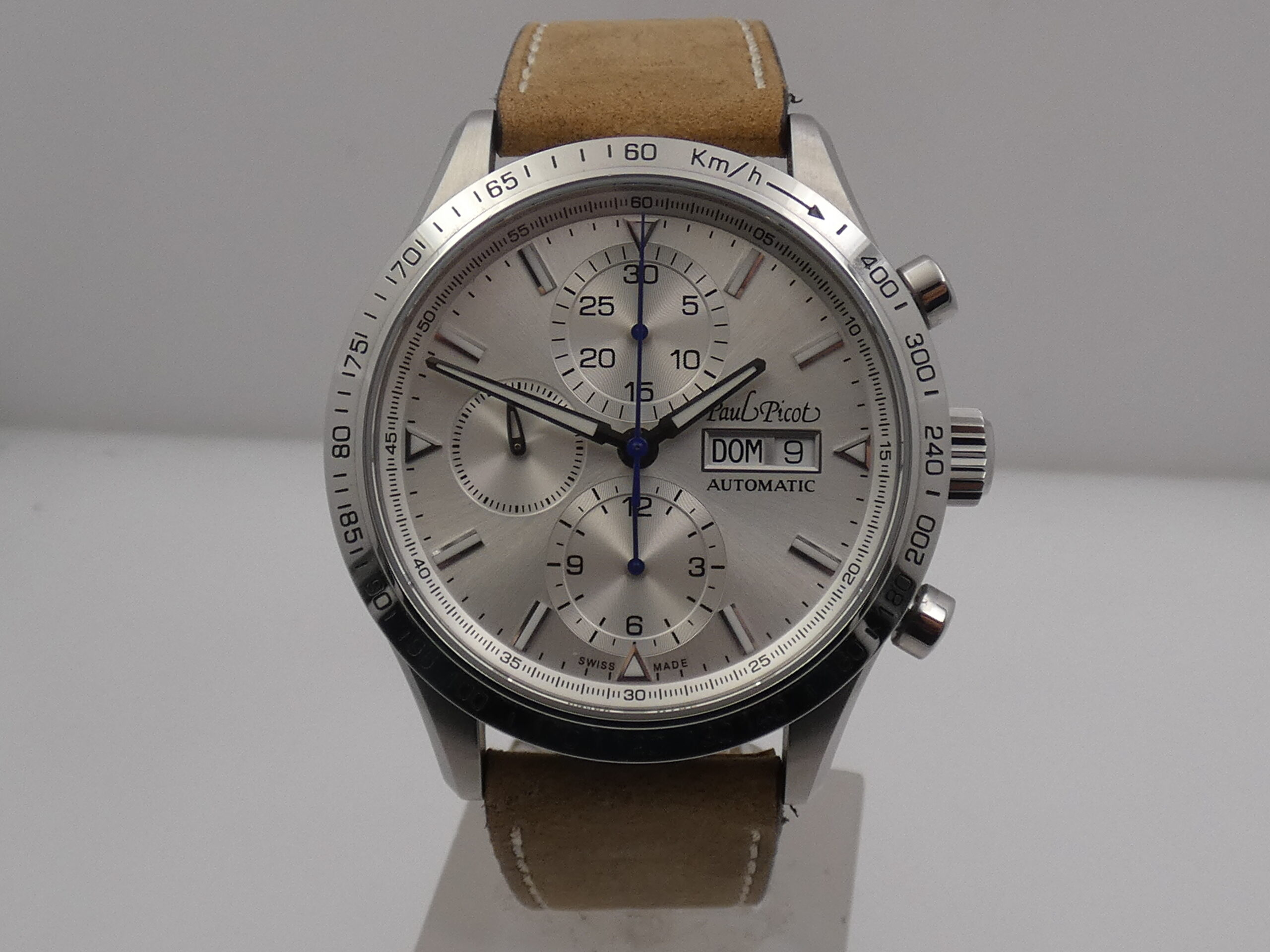 Cronografo Paul Picot Gentleman Sport 2127S 42mm LIKE NEW BOX&PAPERS Automatico Anno 2020 Acciaio - immagine 8